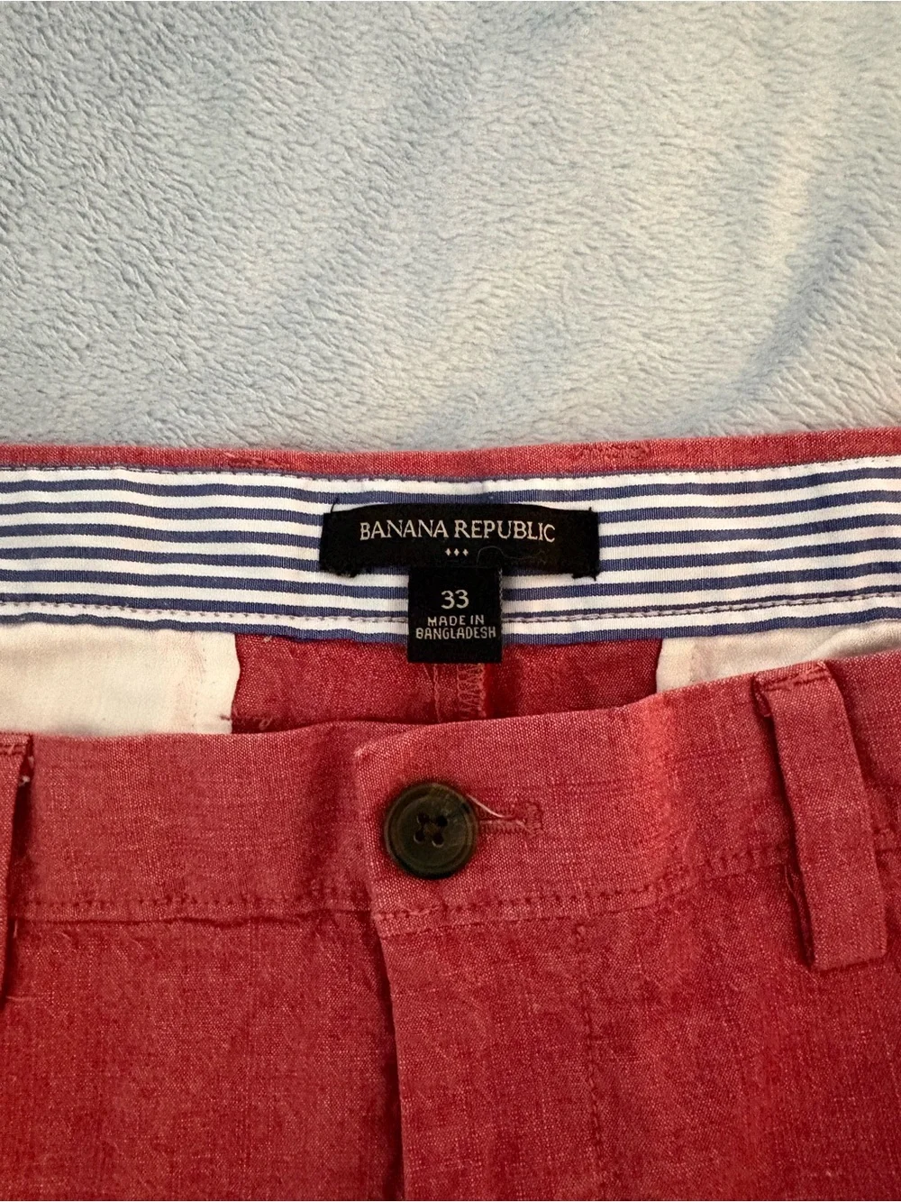 Banana Republic terra cotta Men's Flat-Front Shorts